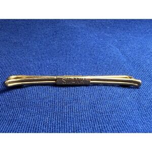 Vintage SWANK Gold Tone Collar Bar Clip Men's Dress Shirt Accessory USA